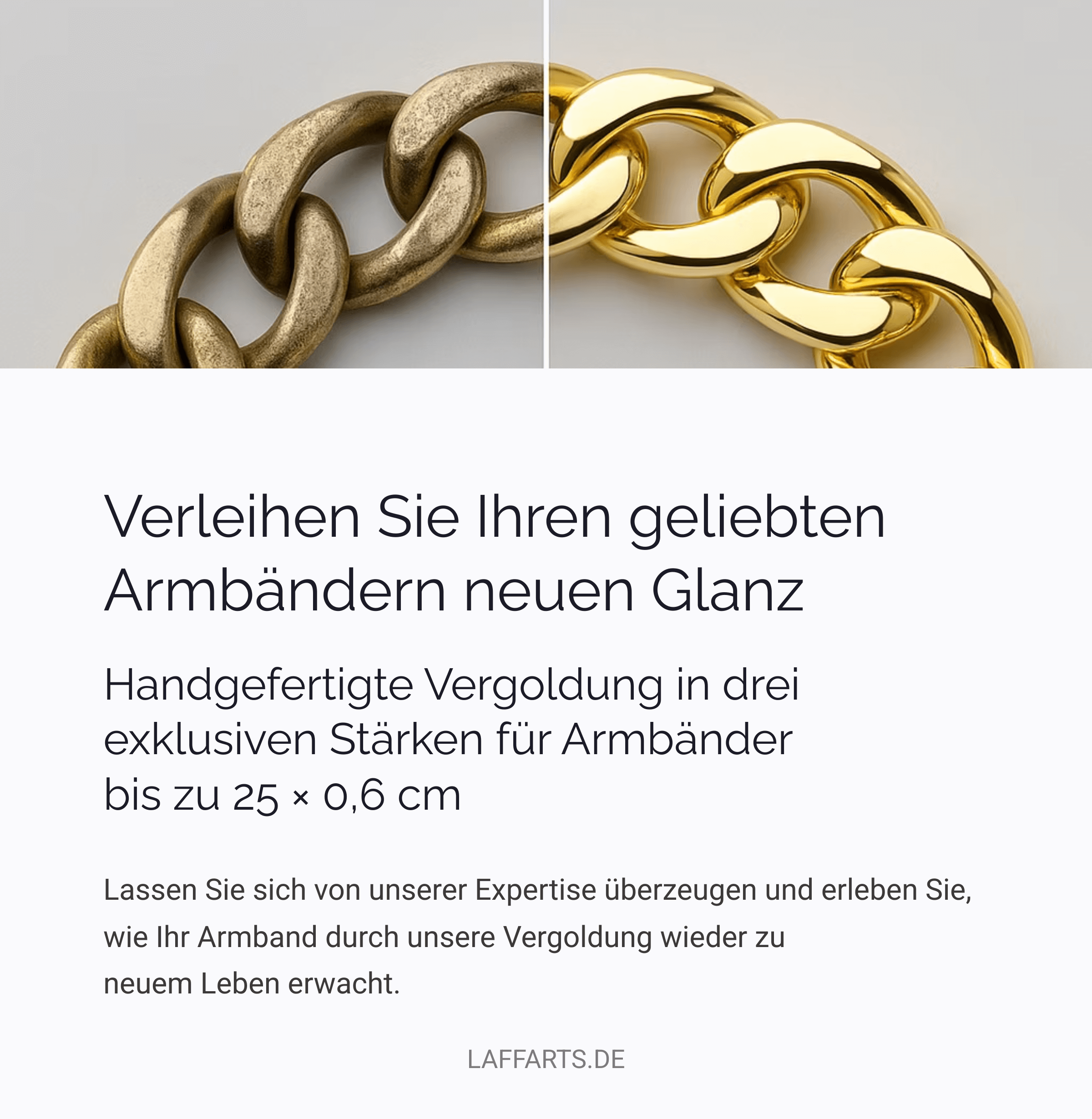 Armband vergolden