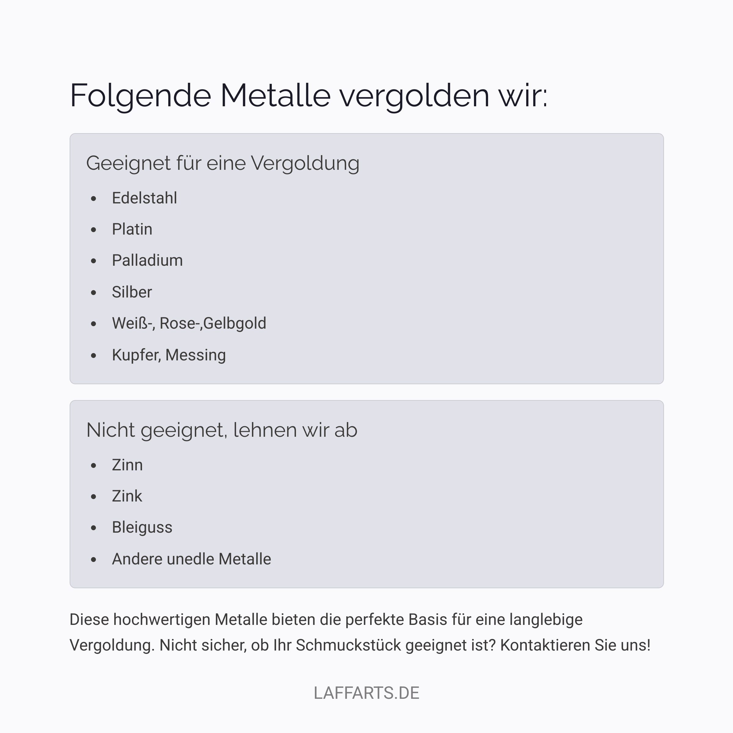 Anhänger vergolden