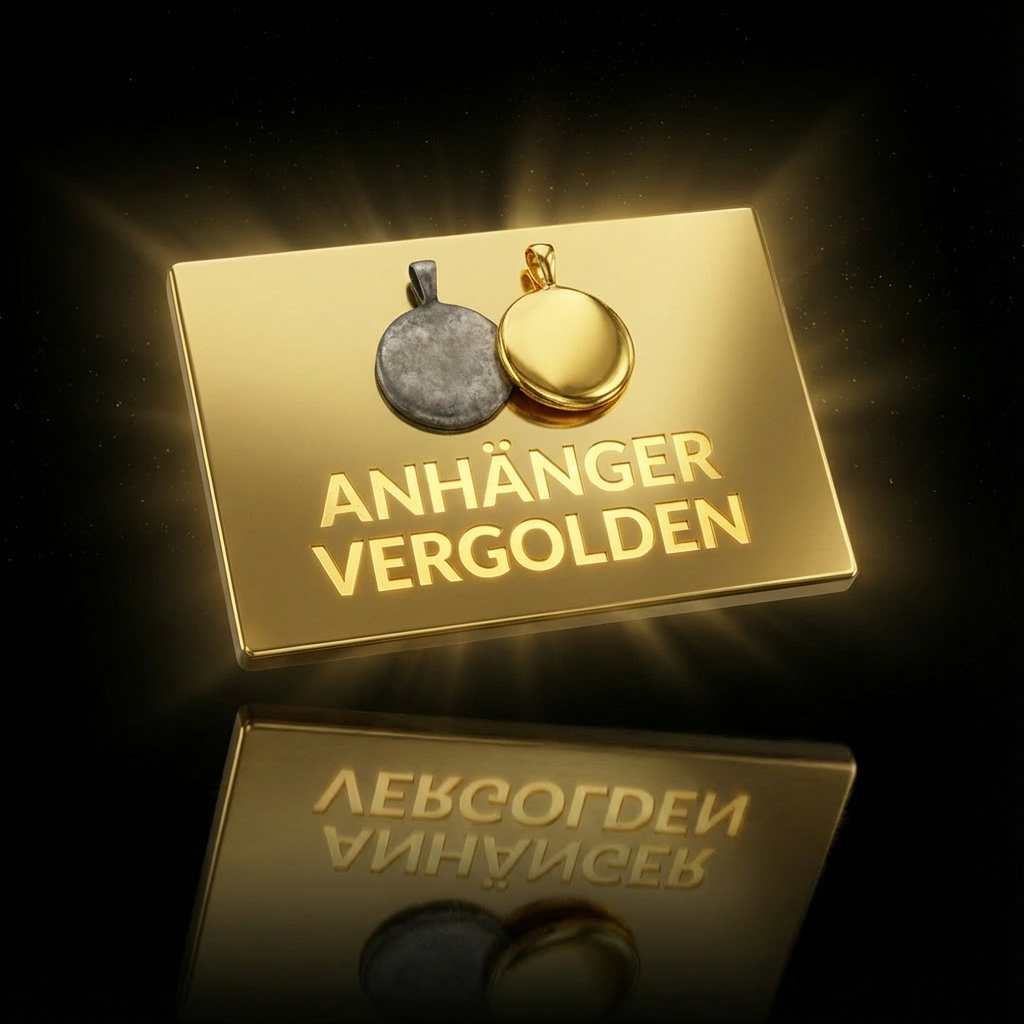 Anhänger vergolden