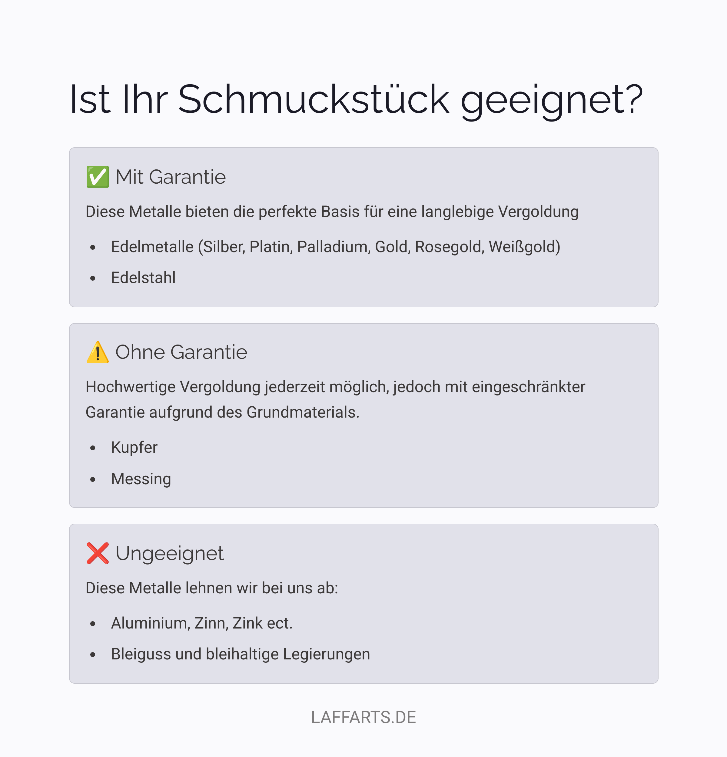Anhänger vergolden