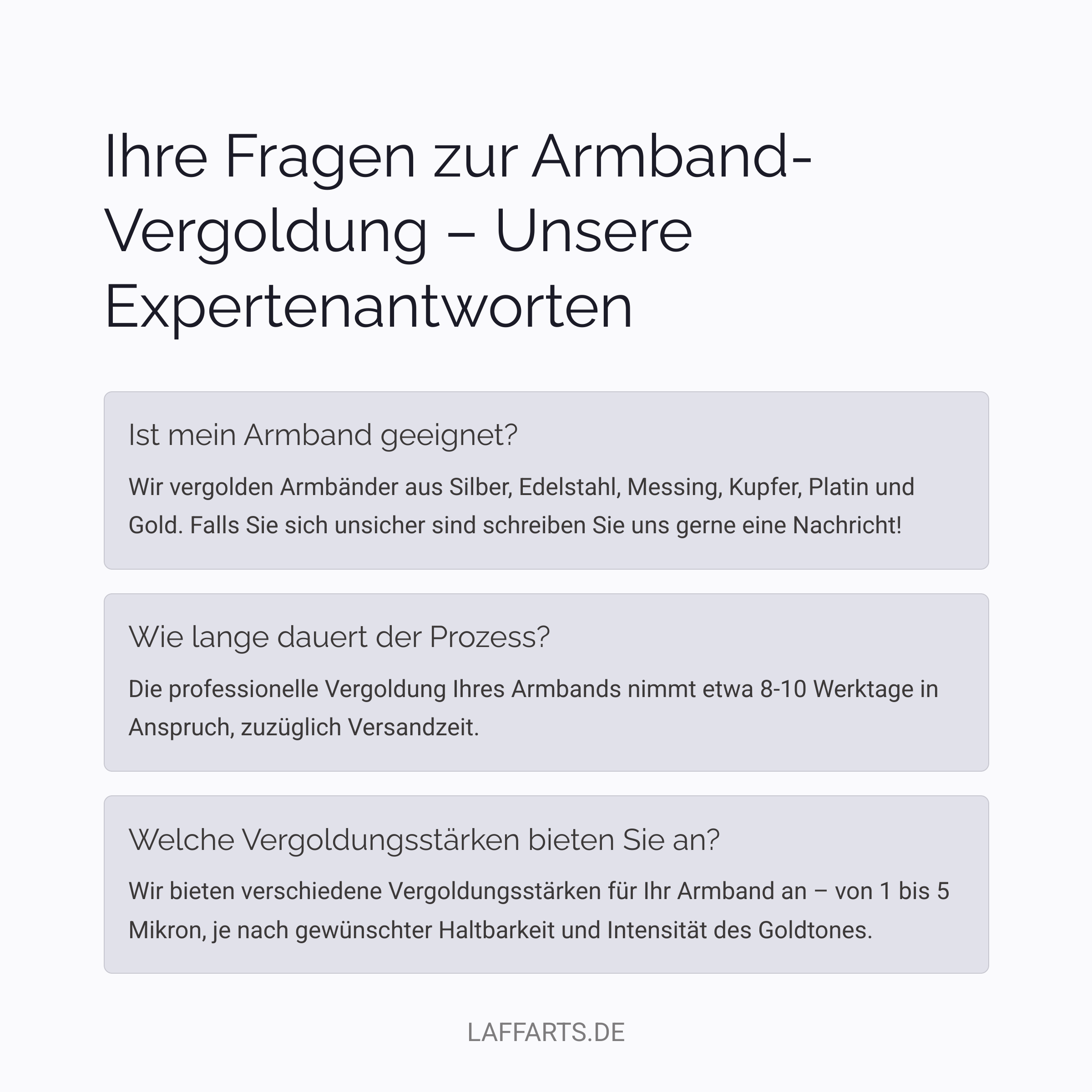 Armband vergolden
