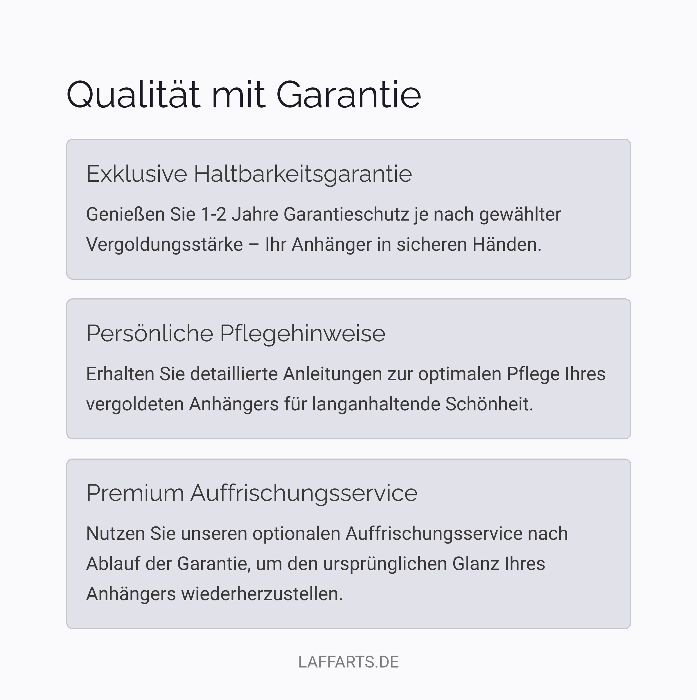 Anhänger vergolden