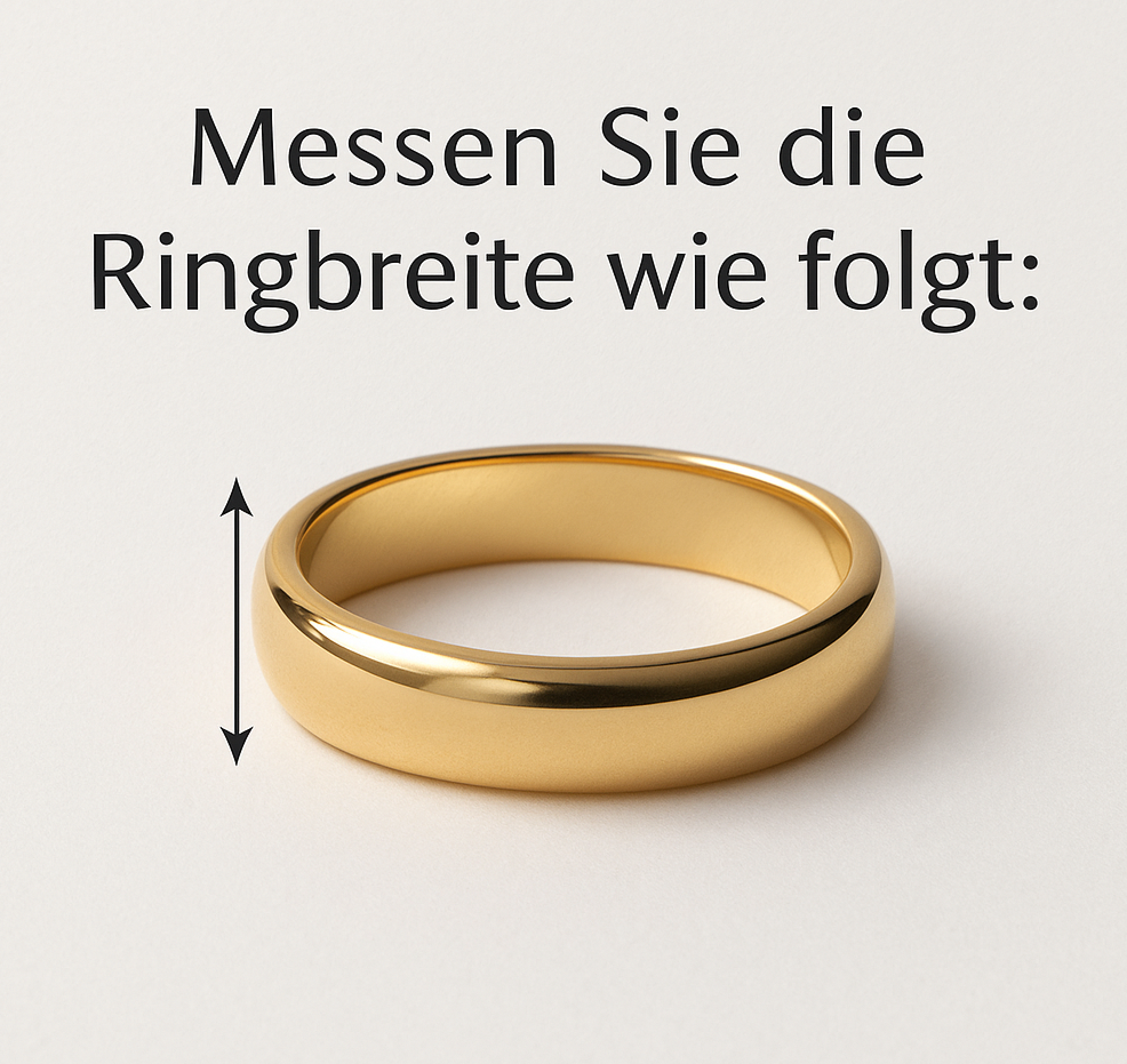 Ring vergolden