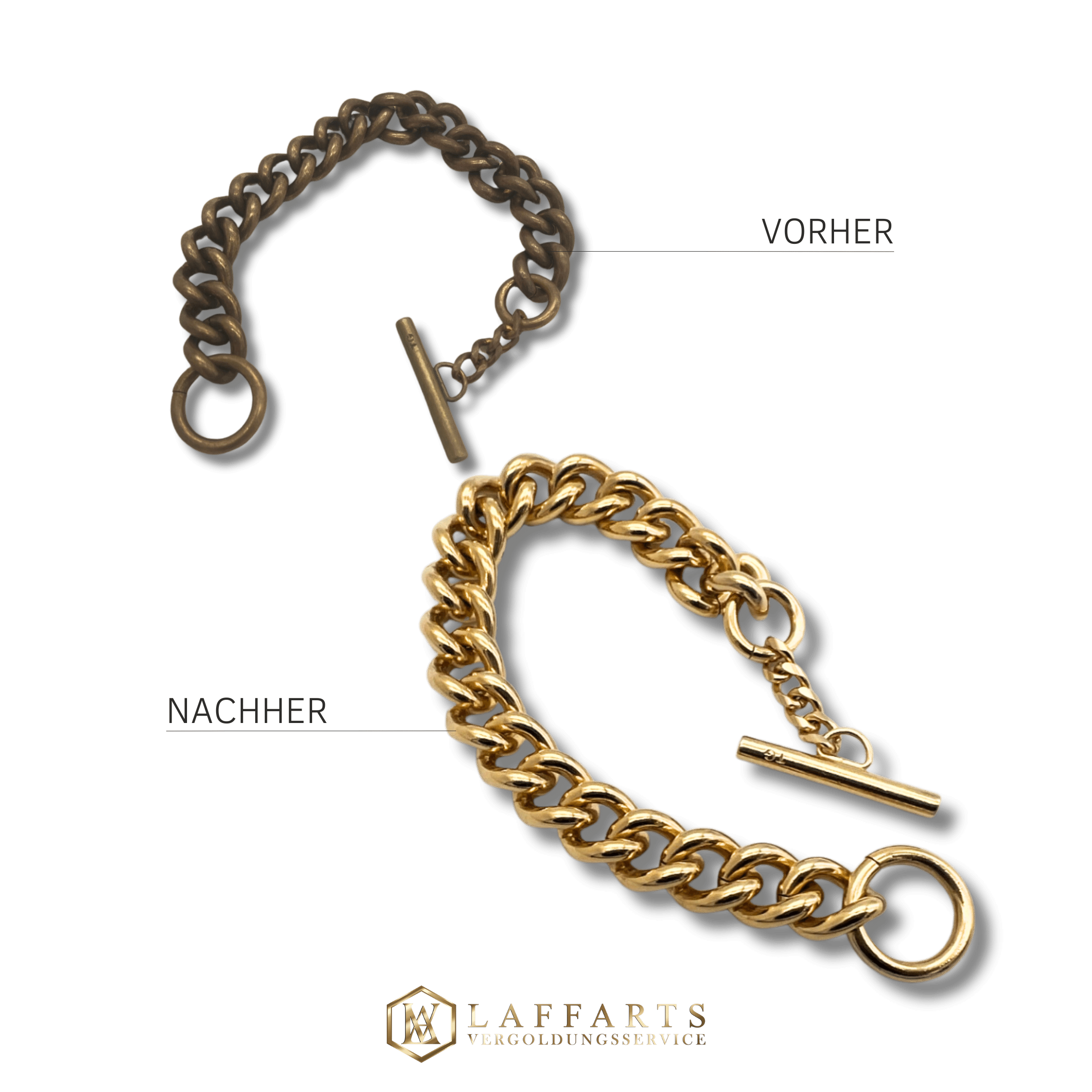 Armband vergolden