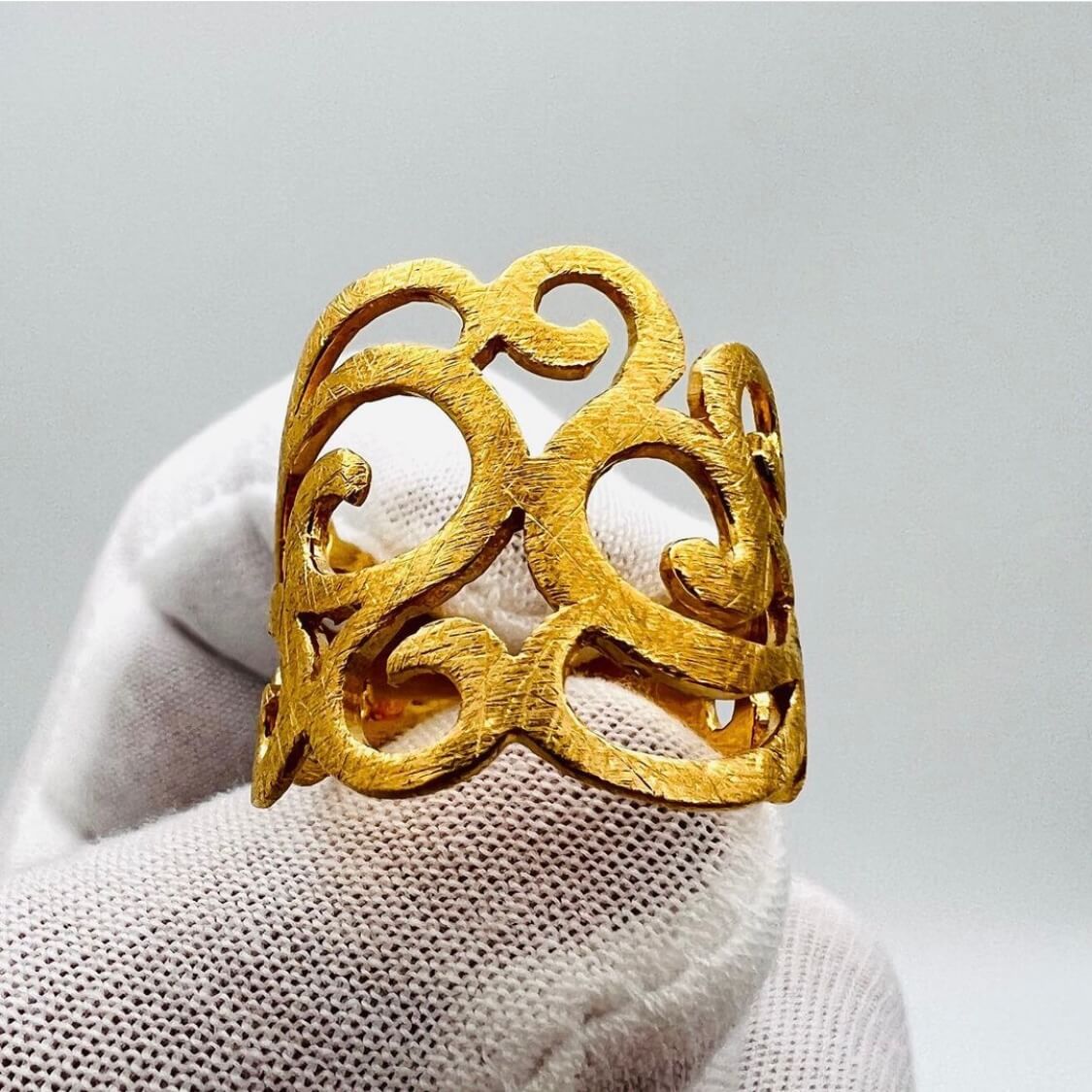 ring vergoldet