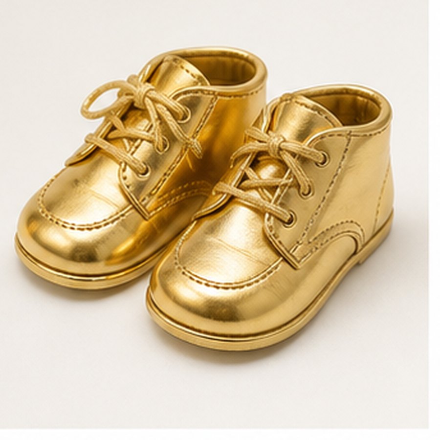 Babyschuhe vergolden lassen