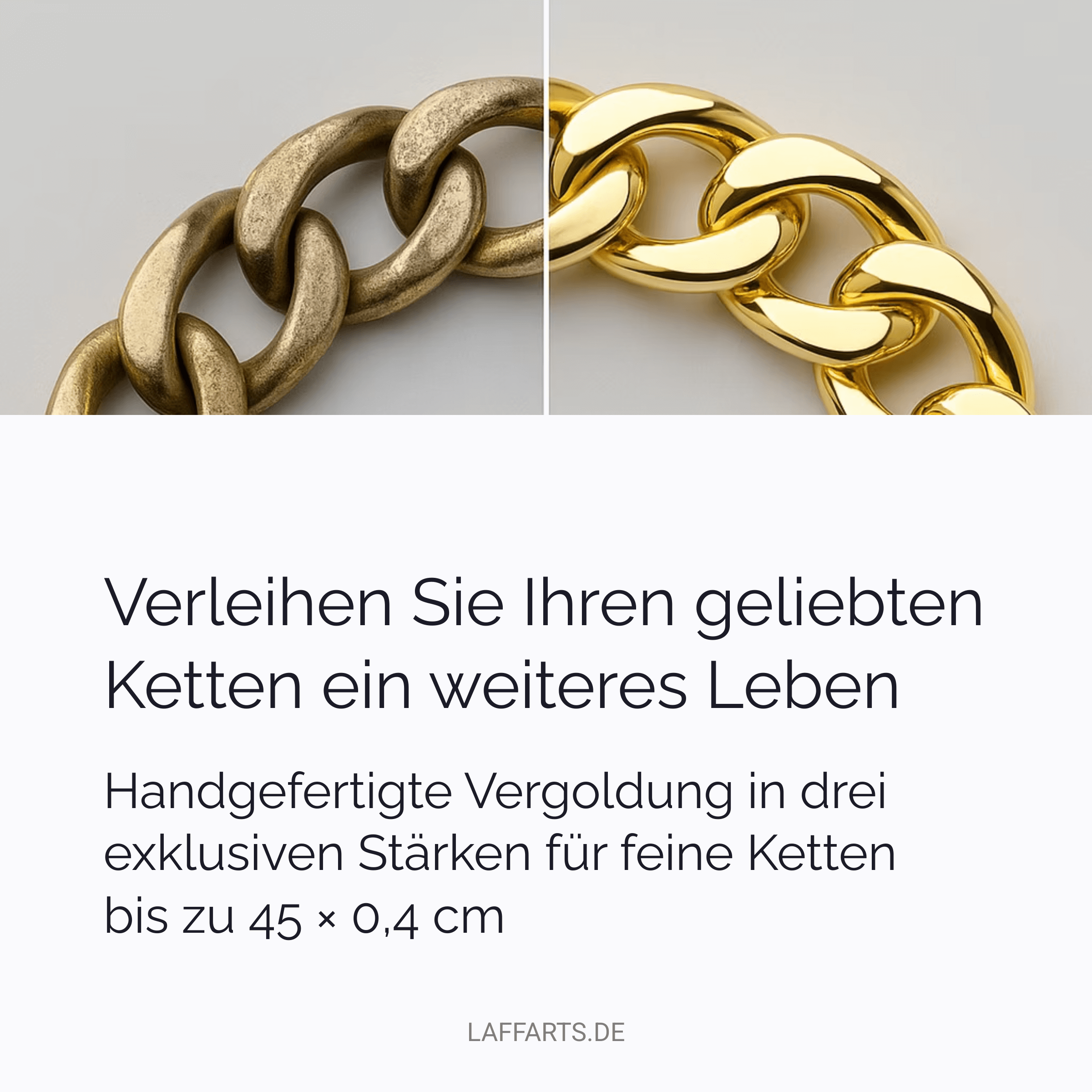 Halskette vergolden