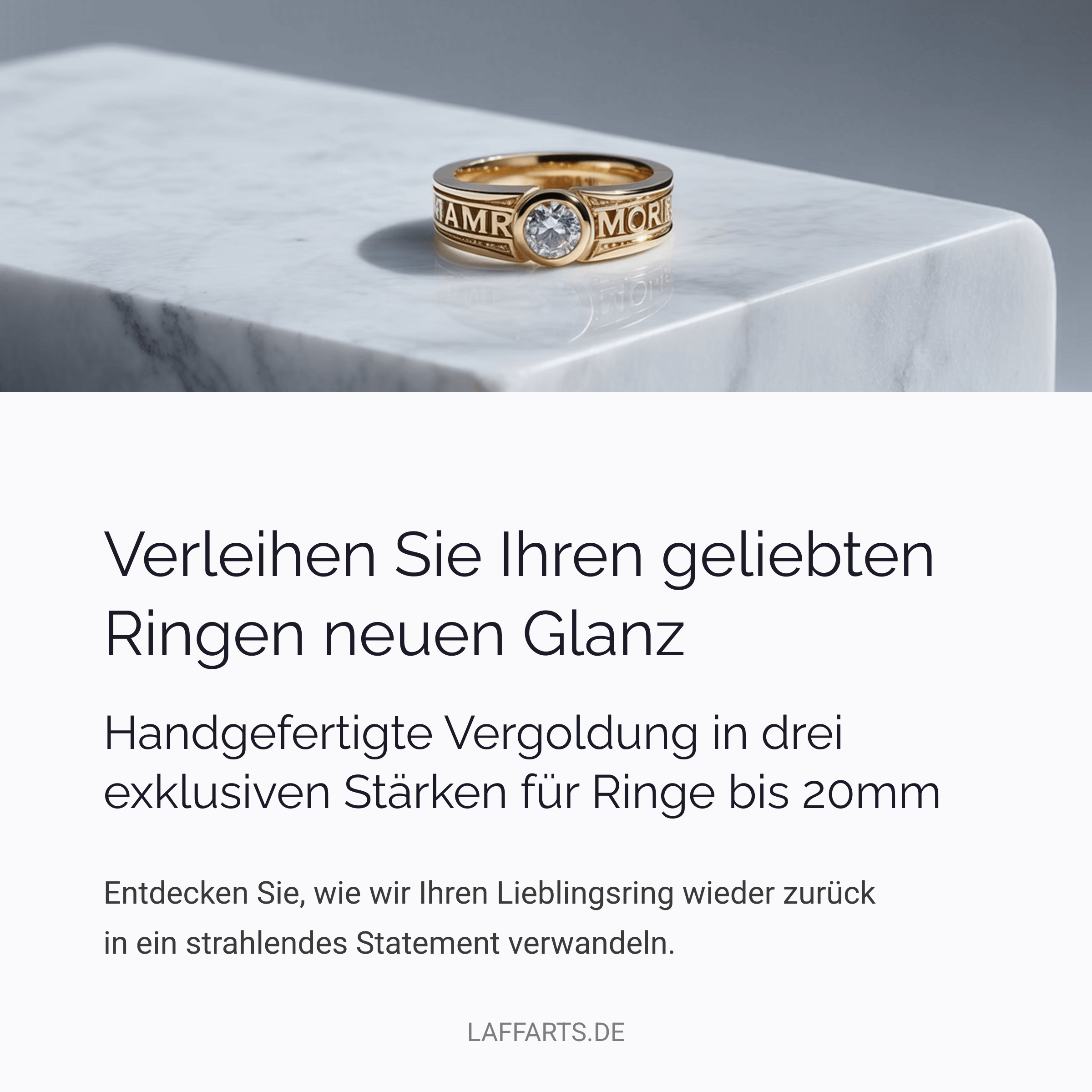 Ring vergolden