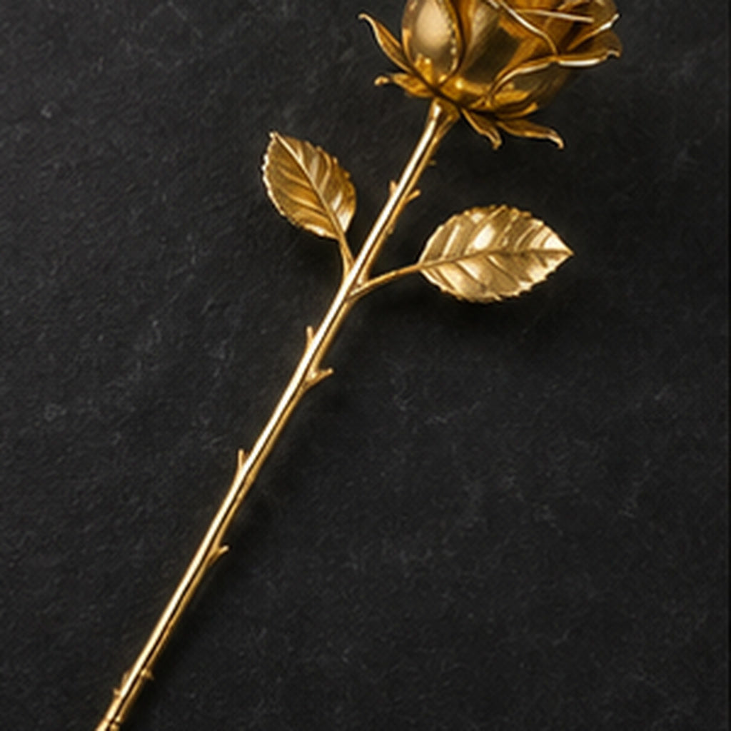 Rose vergolden lassen
