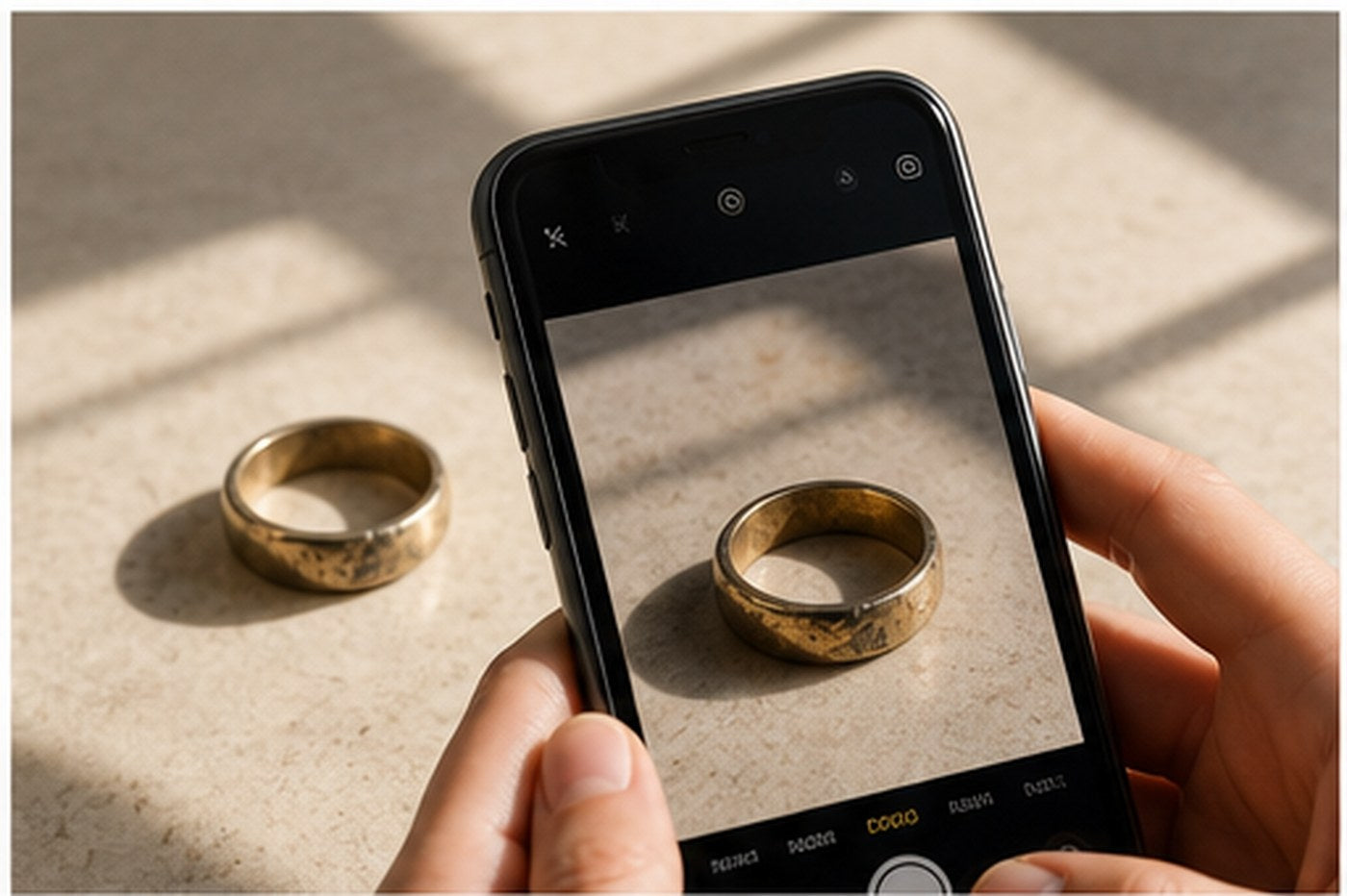 Ring vor dem Einsenden fotografieren - Schmuck sicher zur Vergoldung vorbereiten