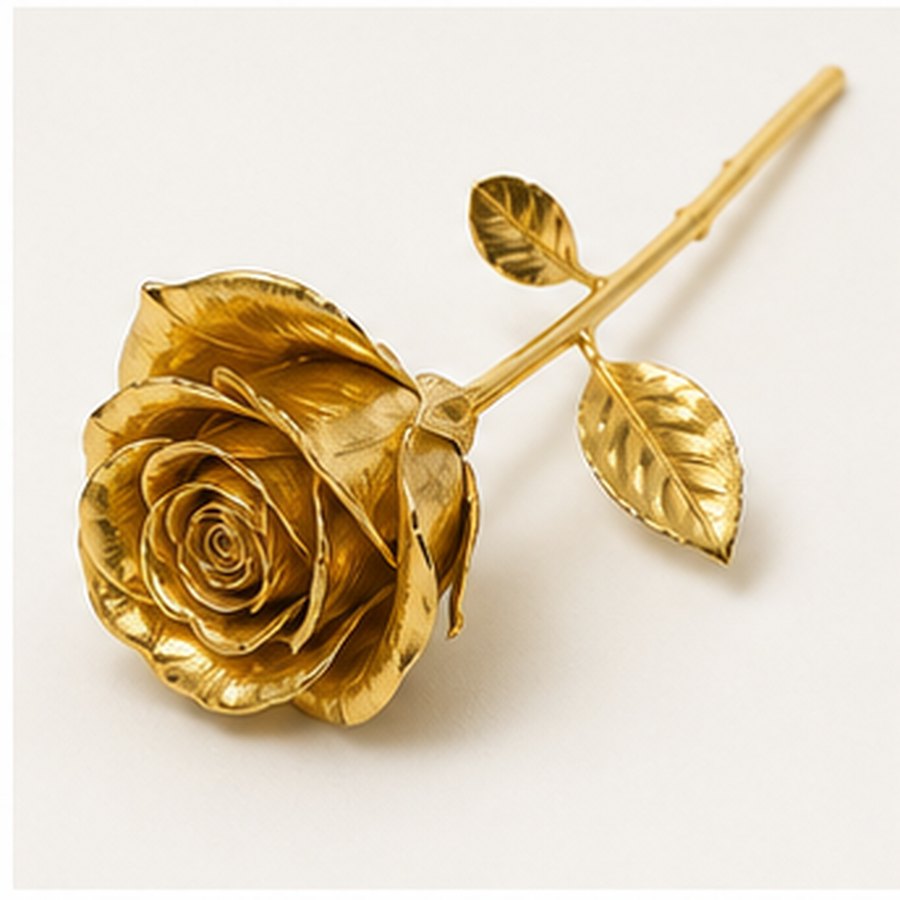 Rose vergolden lassen
